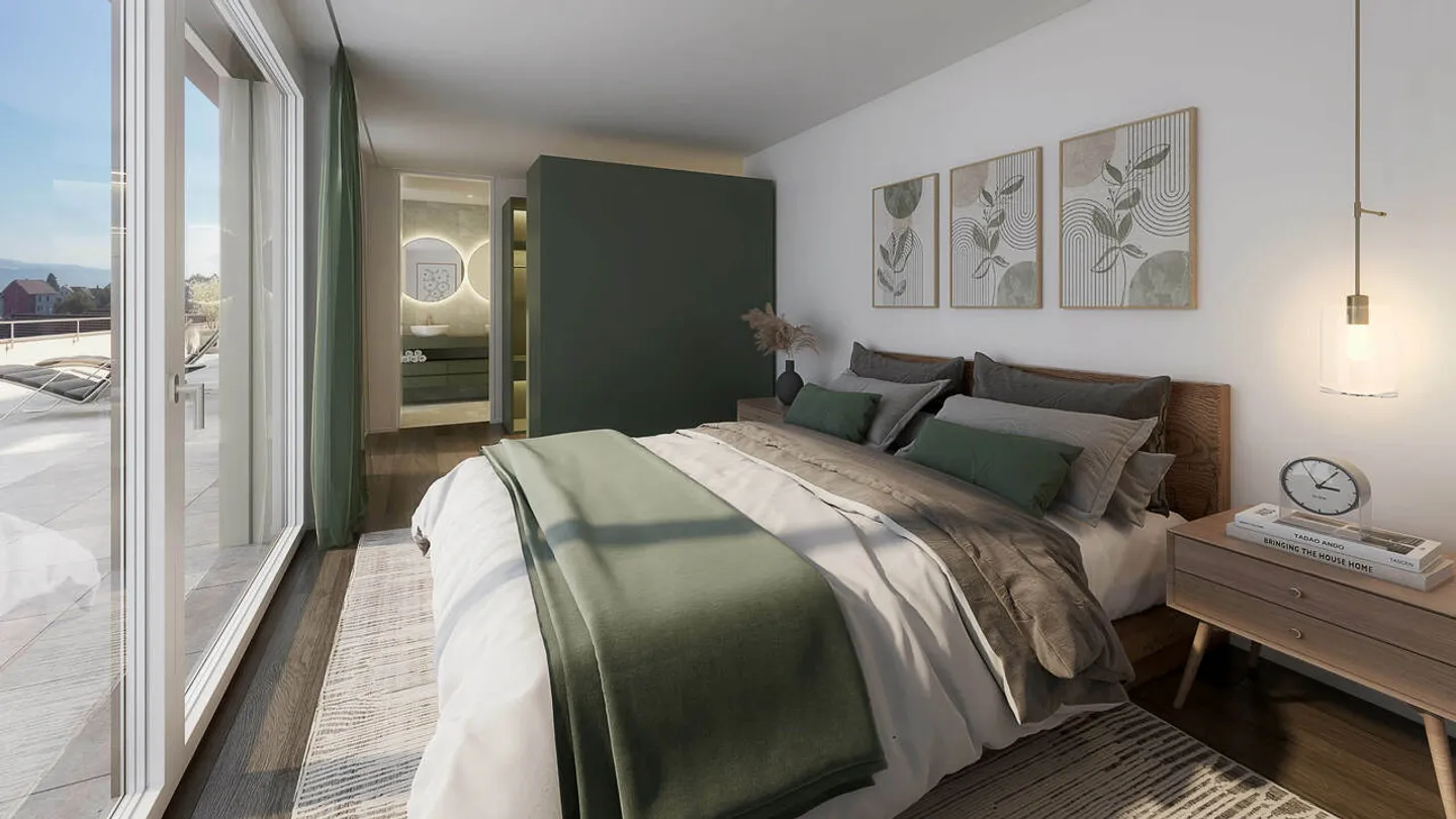 Appartement de rêve 4½ pièces avec vue sur le lac – Loggia et balcon inclus - Photo 7 sur 9