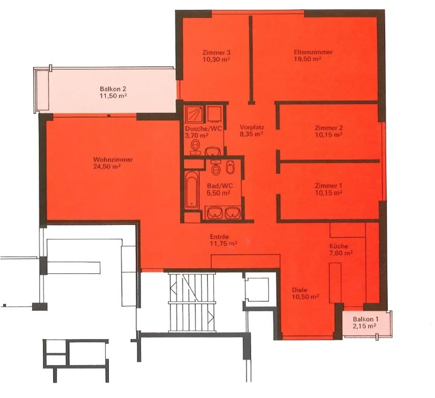 Bright 5.5-room apartment in Horgen - Photo 9 of 9