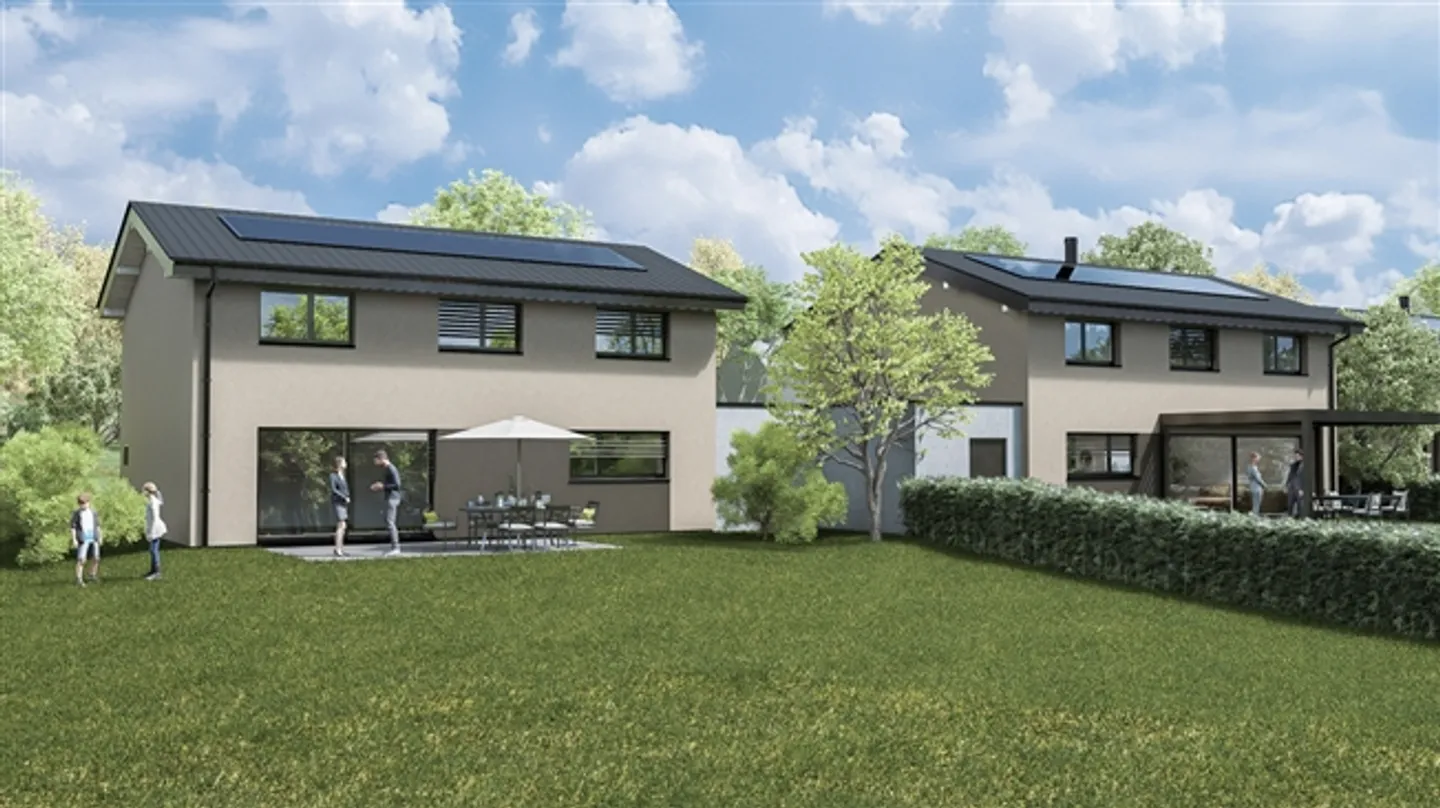 «Neue freistehende Villa mit angeschlossener Garage
Süd-West-Ausrichtung» - Photo 1 of 14