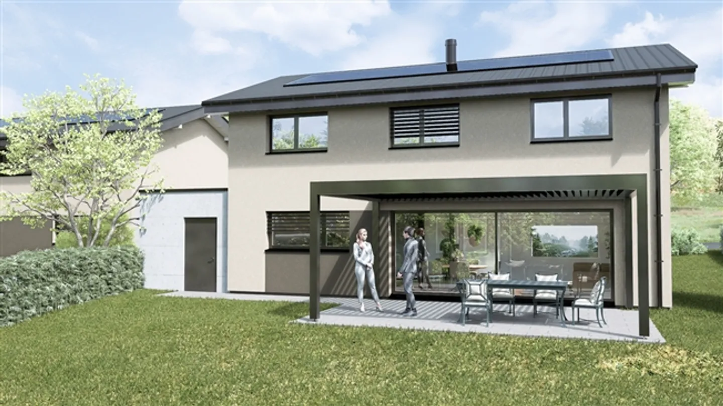 «Neue freistehende Villa mit angeschlossener Garage
Süd-West-Ausrichtung» - Photo 10 of 14