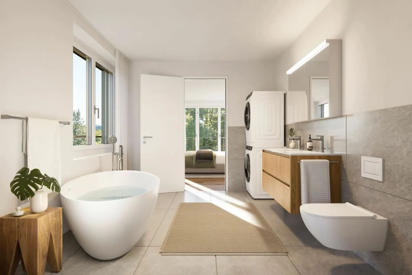 Appartamento giardino 4.5 stanze - Foto 5 di 6