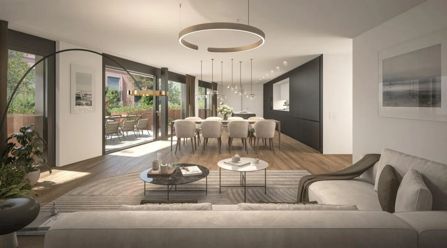 Nuovo progetto di costruzione Buchenpark: Appartamento giardino 5.5 stanze! - Foto 2 di 6