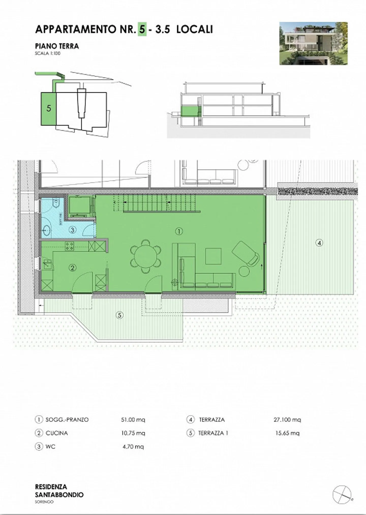 Triplex prestigioso con ascensore privato e giardino esclusivo - Foto 15 di 16