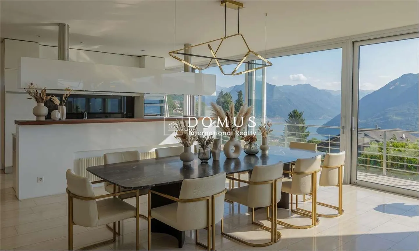 Villa moderna con vista lago - Foto 5 di 13