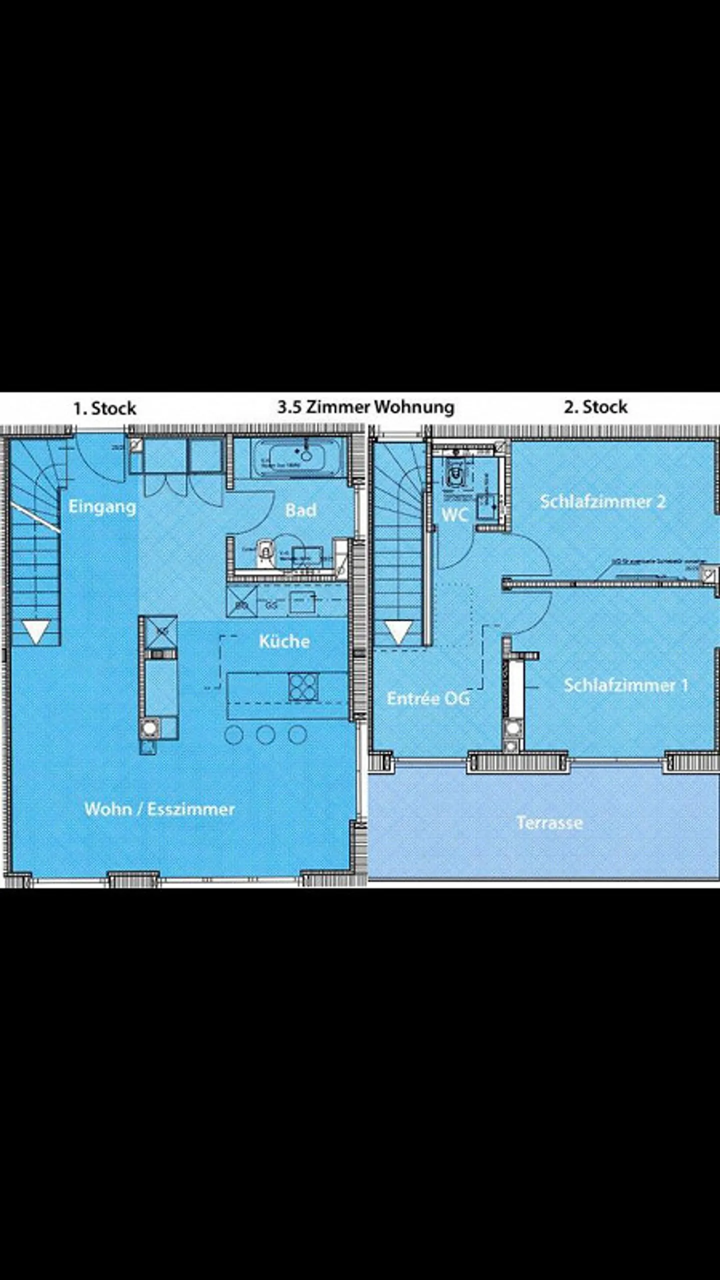 Maisonette di 3,5 stanze con terrazza sud a Birmensdorf (92 m2) - Foto 11 di 11