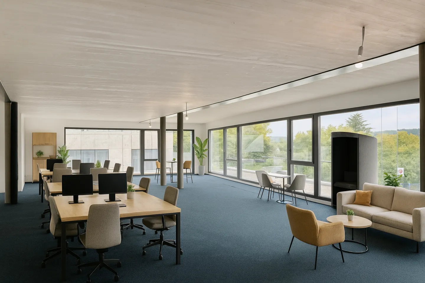 New and bright high-end offices - facing the CFF station in Bussigny! - Photo 1 of 11