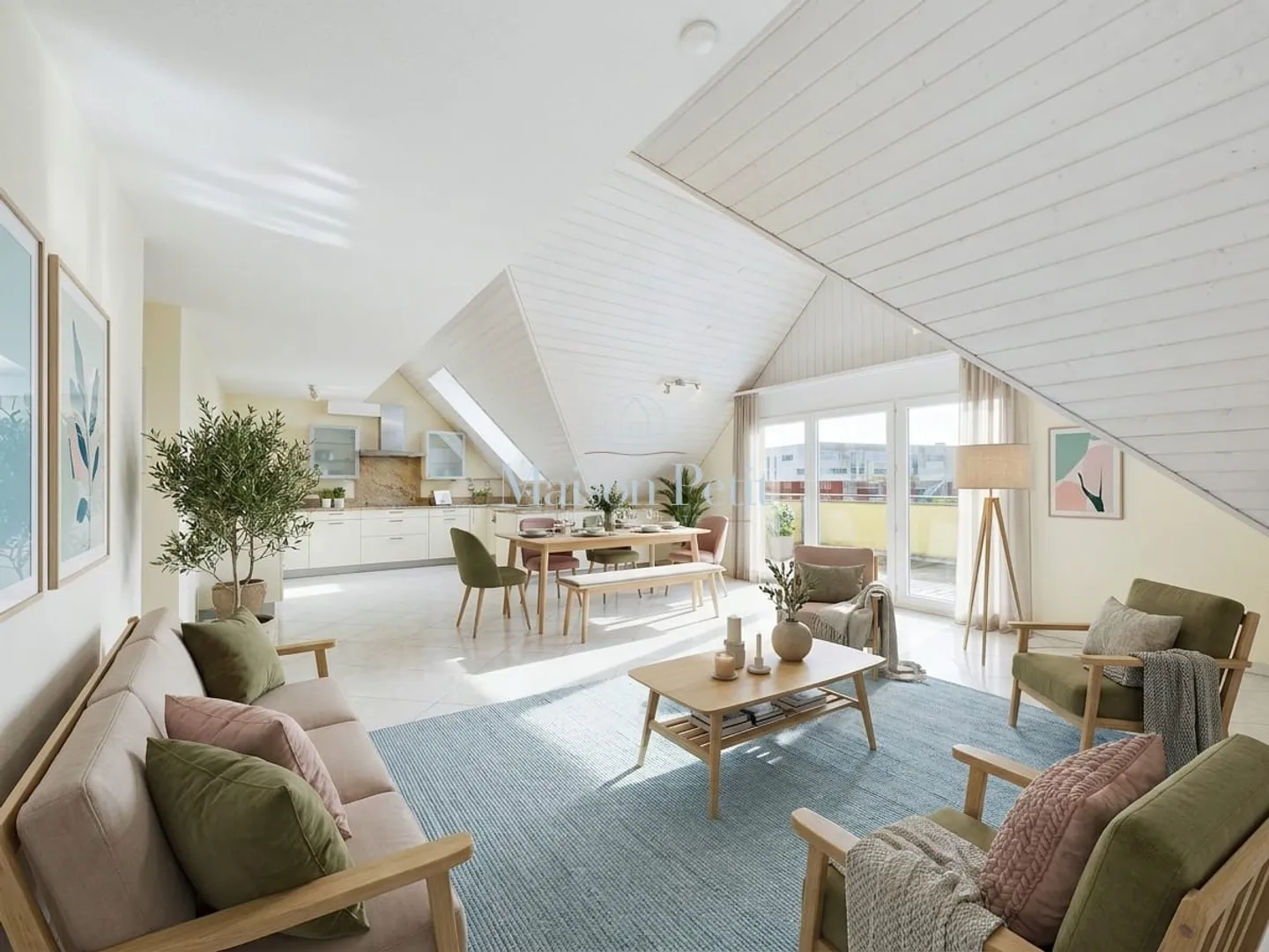 Attic Feeling in Bubikon - bright, central, including sunsets - Photo 4 of 12