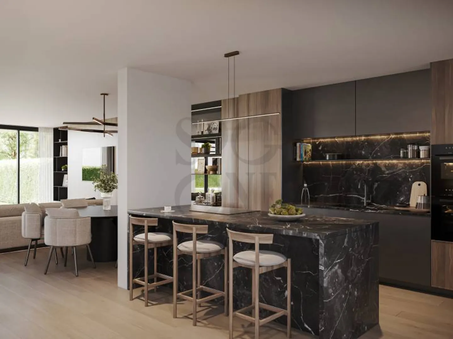 Villa Serenya B: Progetto di 3 ville di alta classe a Cologny - Foto 4 di 12