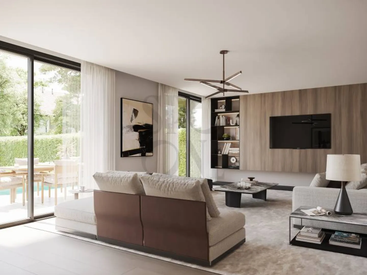 Villa Serenya B: Progetto di 3 ville di alta classe a Cologny - Foto 6 di 12