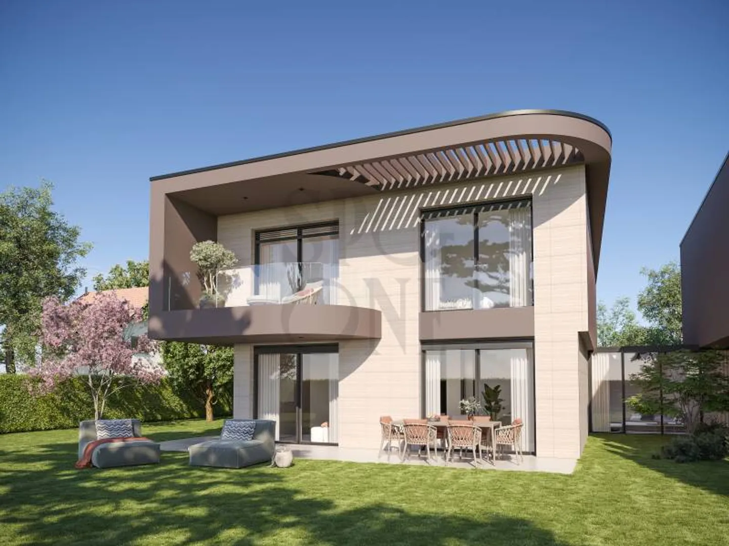 Villa Serenya B: Progetto di 3 ville di alta classe a Cologny - Foto 2 di 12