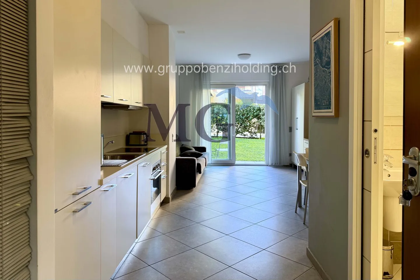 Appartamento con giardino, a pochi passi dal lago di Lugano. - Foto 15 di 20