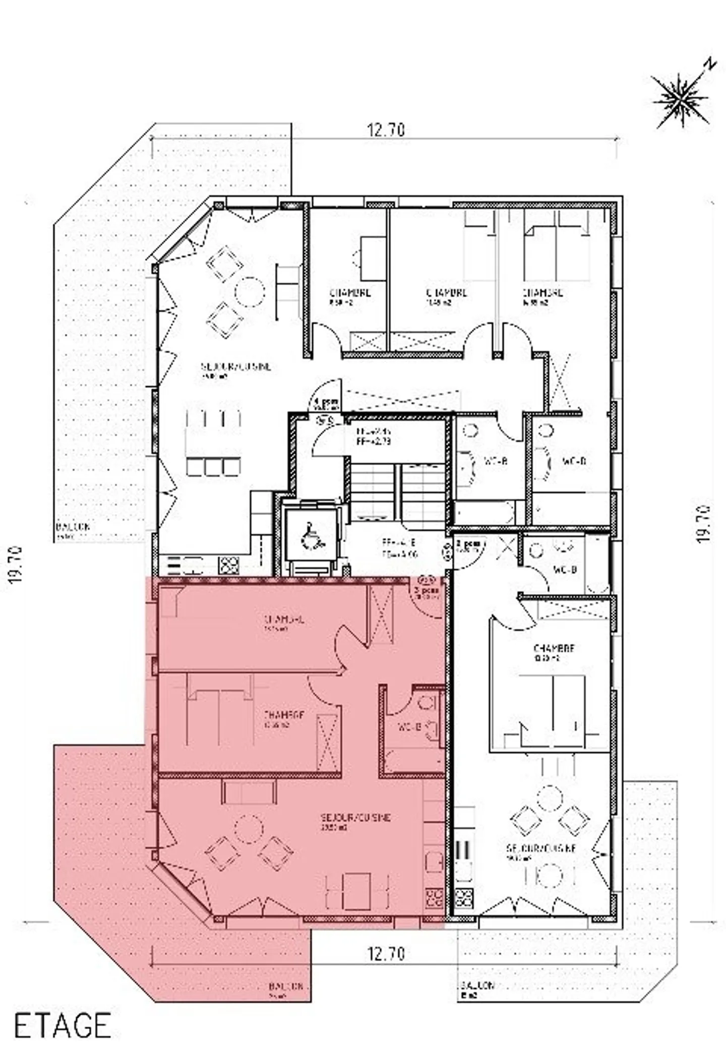 3,5-Zimmer-Wohnung mit großem Balkon - Foto 3 von 3