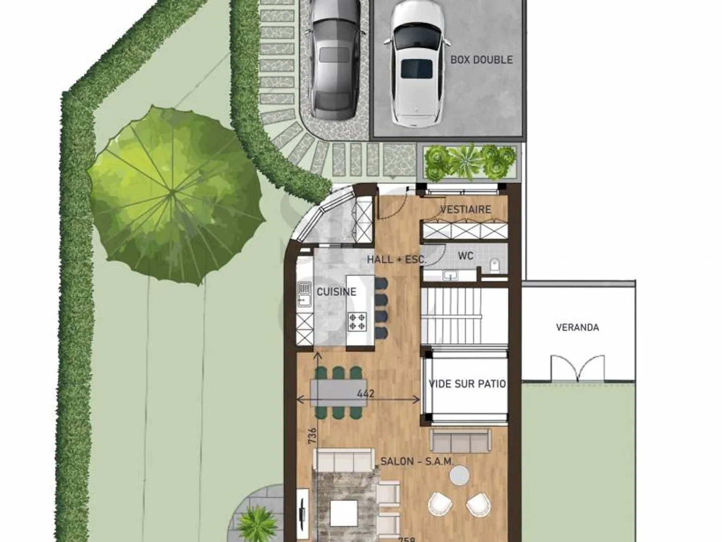 Villa Serenya A: Progetto di 3 ville di alta classe a Cologny - Foto 11 di 12