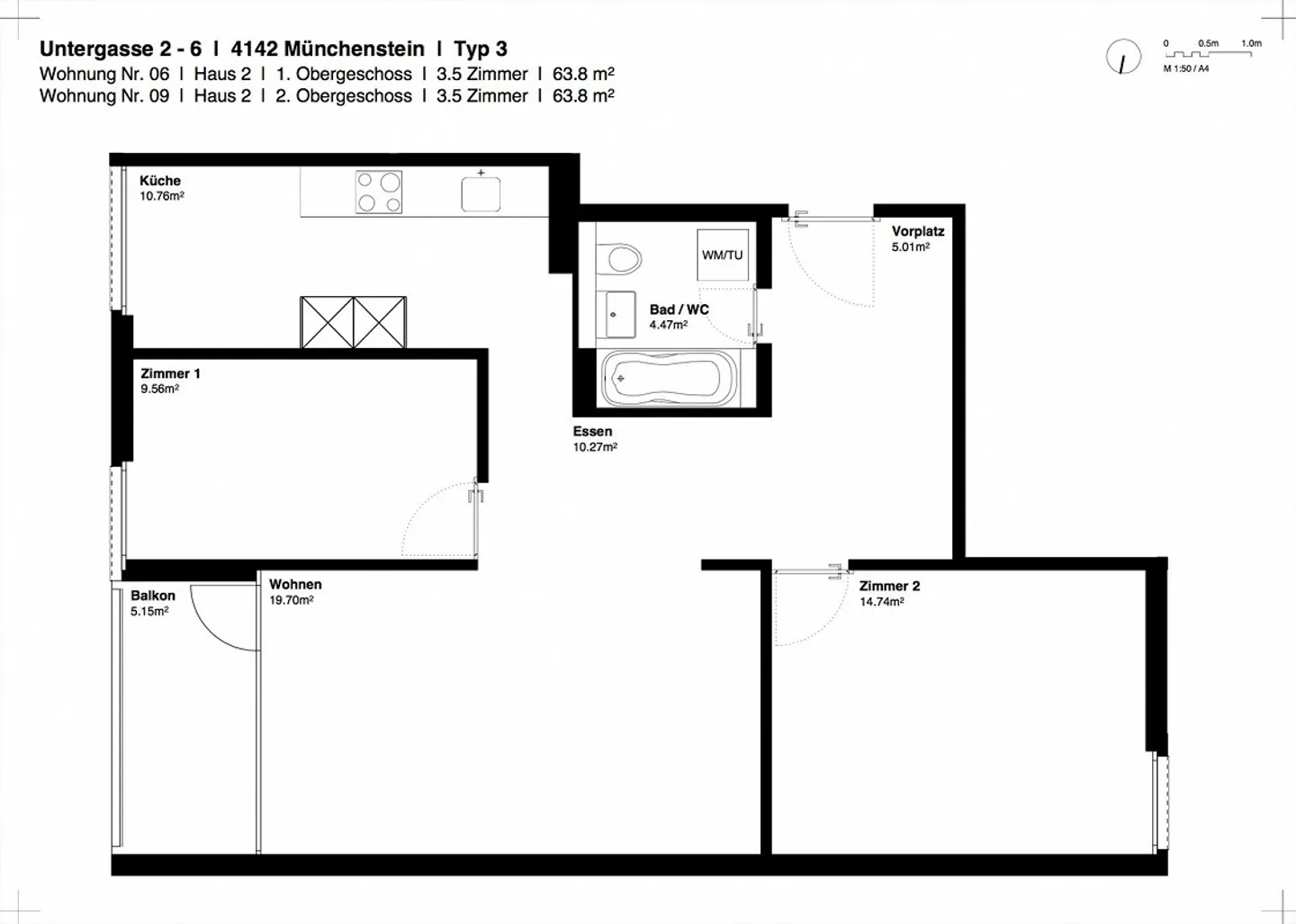Appartement 3.5 pièces avec balcon - Photo 11 sur 11