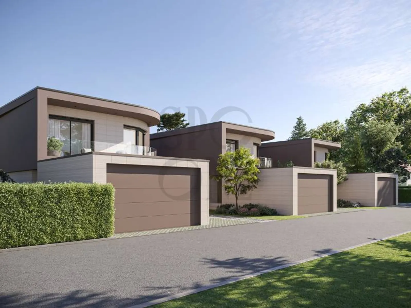 Villa Serenya A: Progetto di 3 ville di alta classe a Cologny - Foto 3 di 12