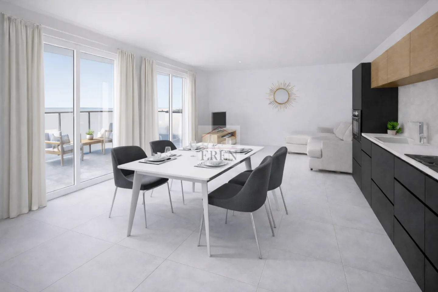 Appartement moderne avec grande terrasse - Photo 1 sur 8