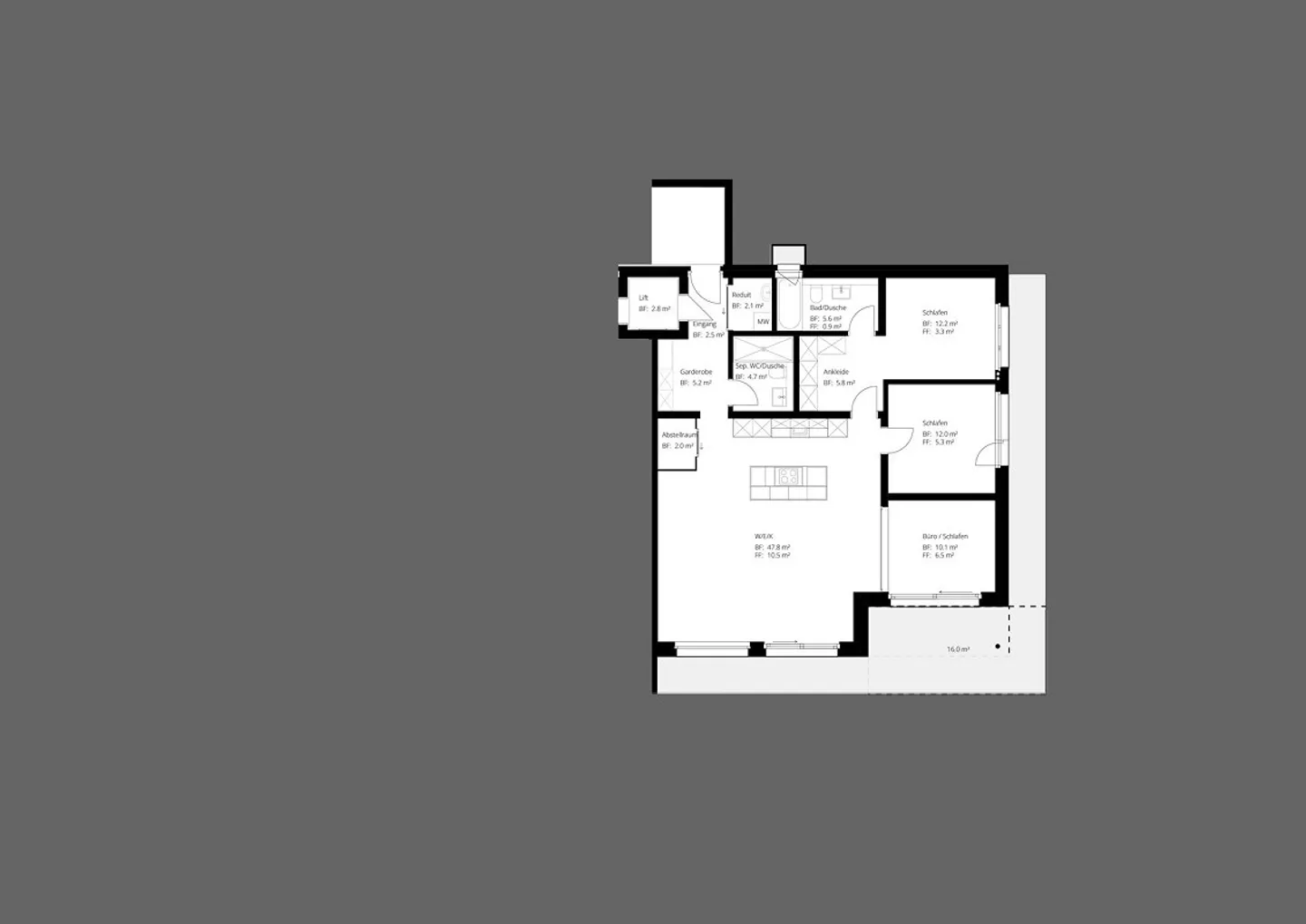New, exclusive 4.5-room garden apartment - Photo 9 of 10