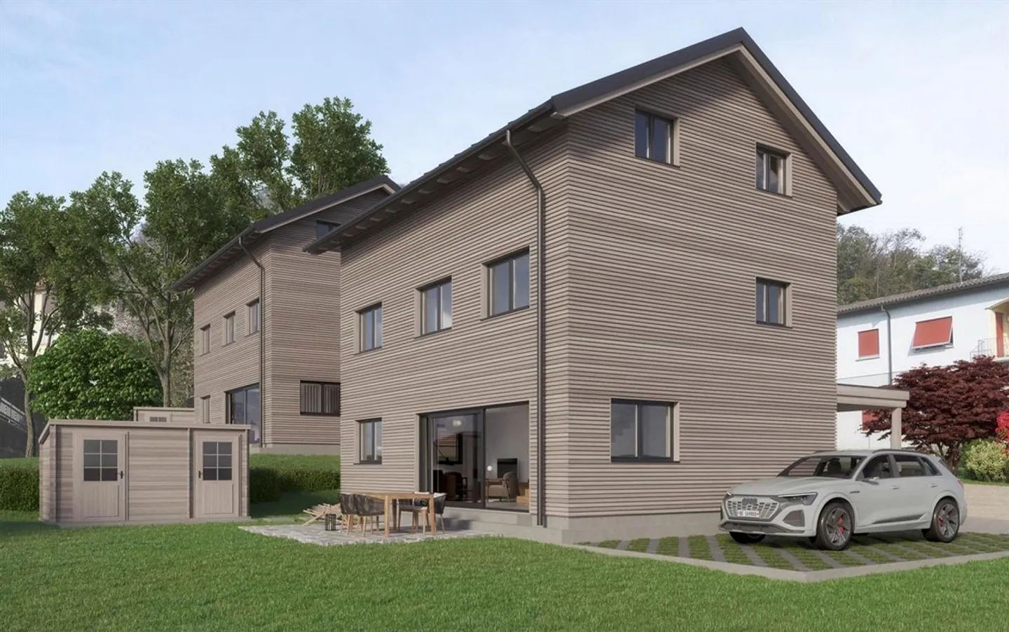 SOLEGGIATO TERRENO DI 906 MQ CON LICENZA APPROVATA AD ARZO - Foto 1 von 7