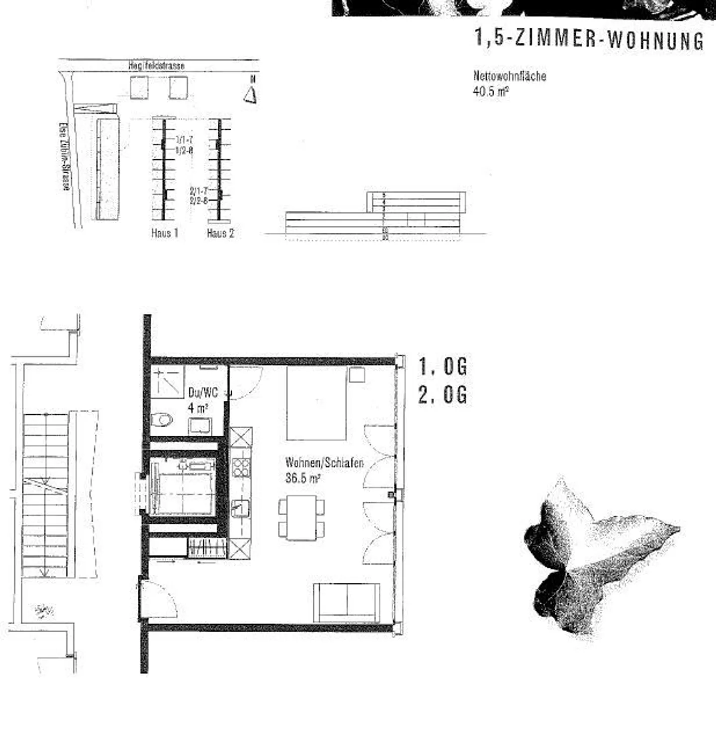 Charmante Wohnung in Grüner Umgebung - Foto 5 von 5
