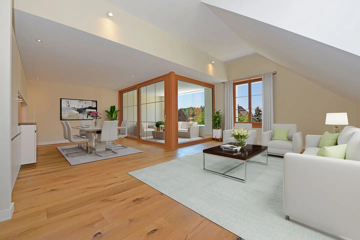 Exclusive 4½-room maisonette rental apartments with loggia - A-2.2 - Photo 2 of 15