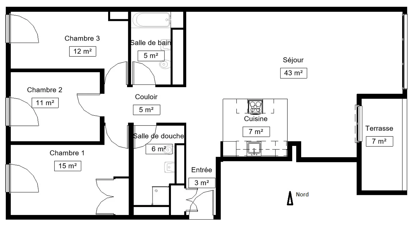 4.5 Room Apartment - Photo 1 of 7