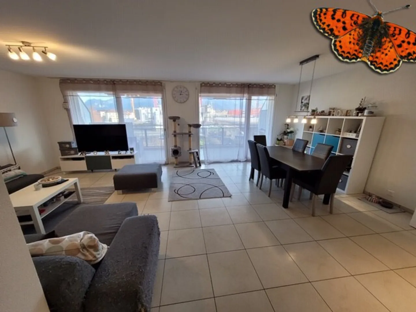 SUPERBO APPARTAMENTO 3 STANZE - Piano alto e vista superba sulle prealpi! - Foto 4 di 11