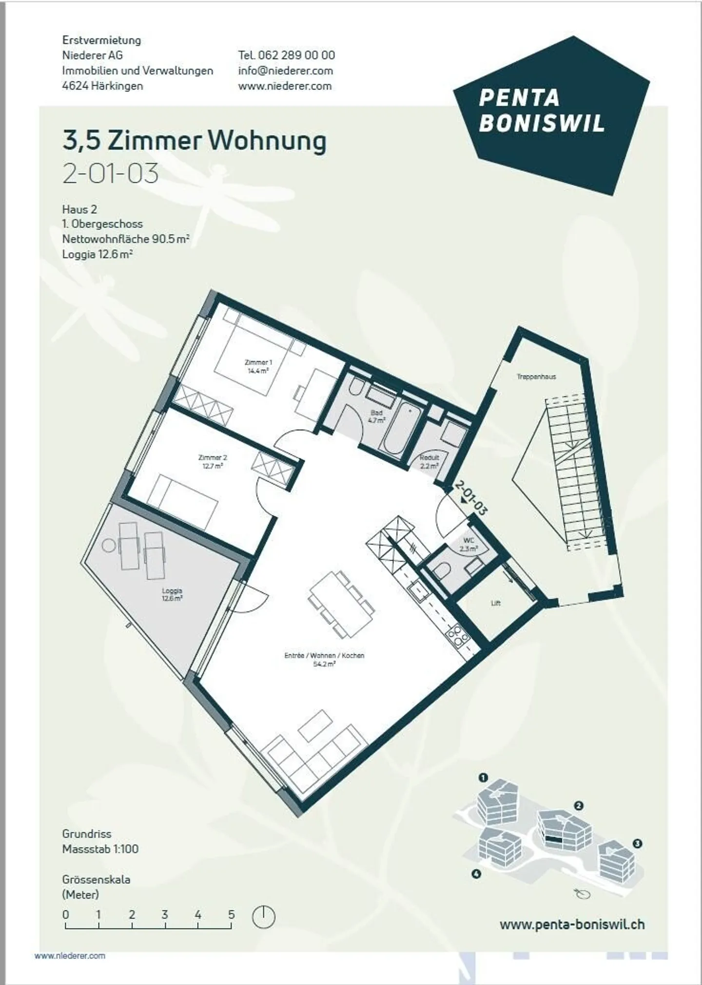 Modernes Apartment in der Natur - Foto 10 von 10