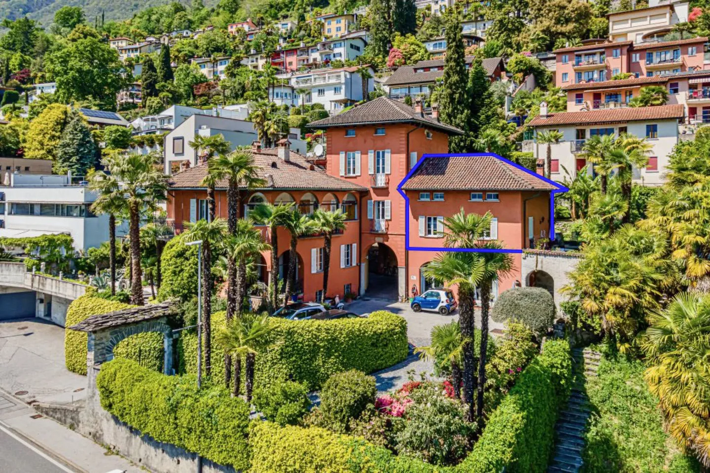 Duplex-Wohnung in historischer Villa - Foto 1 von 6