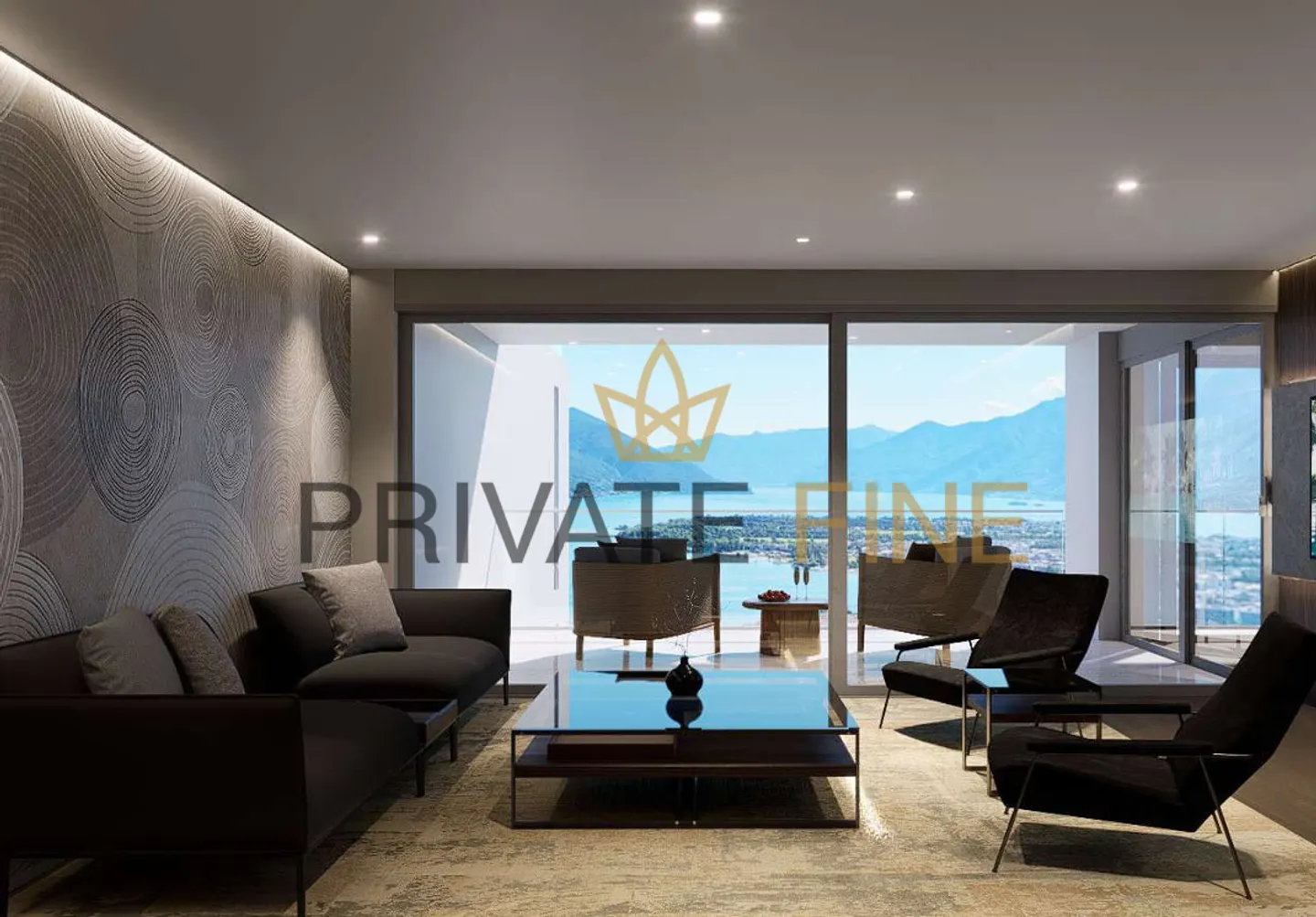 New 3.5 Room Apartment with TOP Lake View, Garden, Pool & SPA (APP No. 1) - Photo 1 of 13