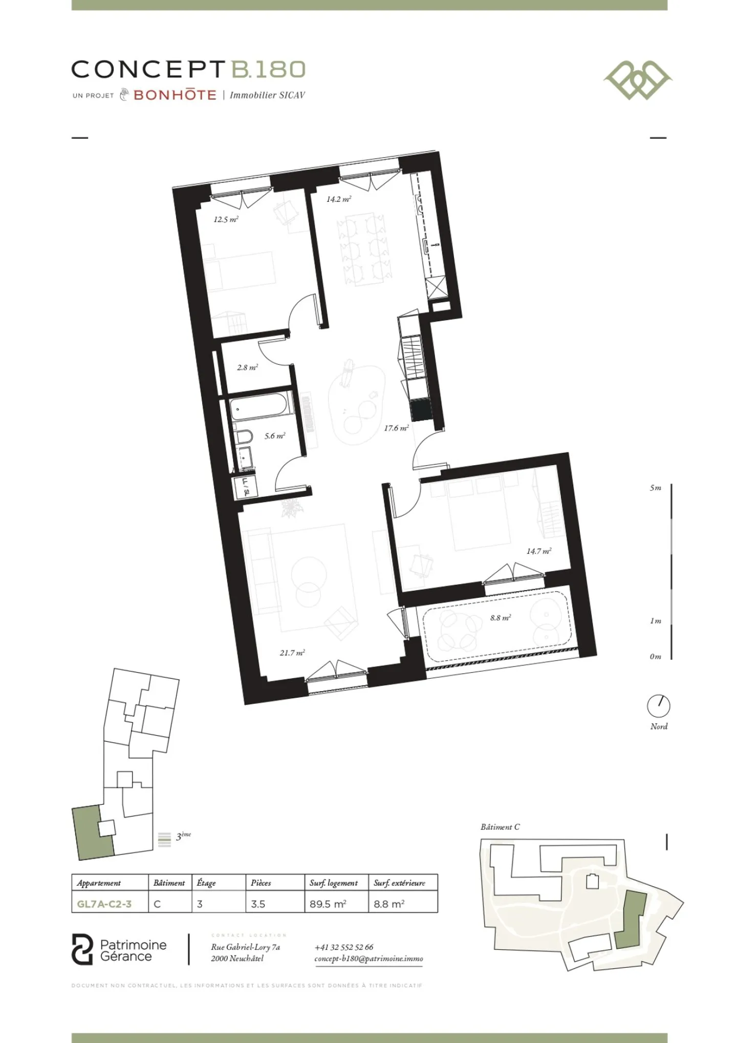 Scopri Concept B.180 a Neuchâtel - Appartamento di 3.5 locali - Foto 6 di 6