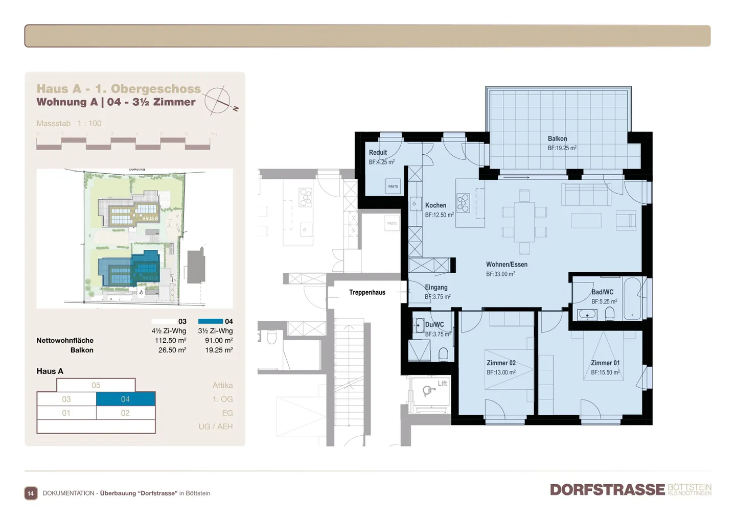 Appartement moderne 3.5 pièces - Photo 7 sur 12
