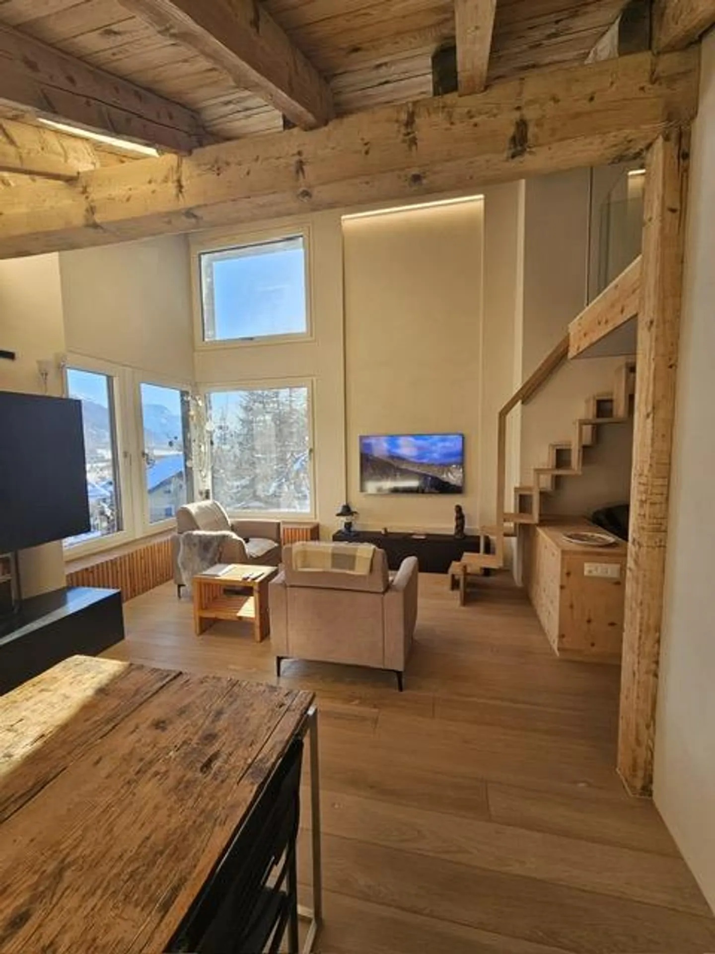 Charming Penthouse Apartment with Alpine Flair and Panoramic View - Photo 1 of 9