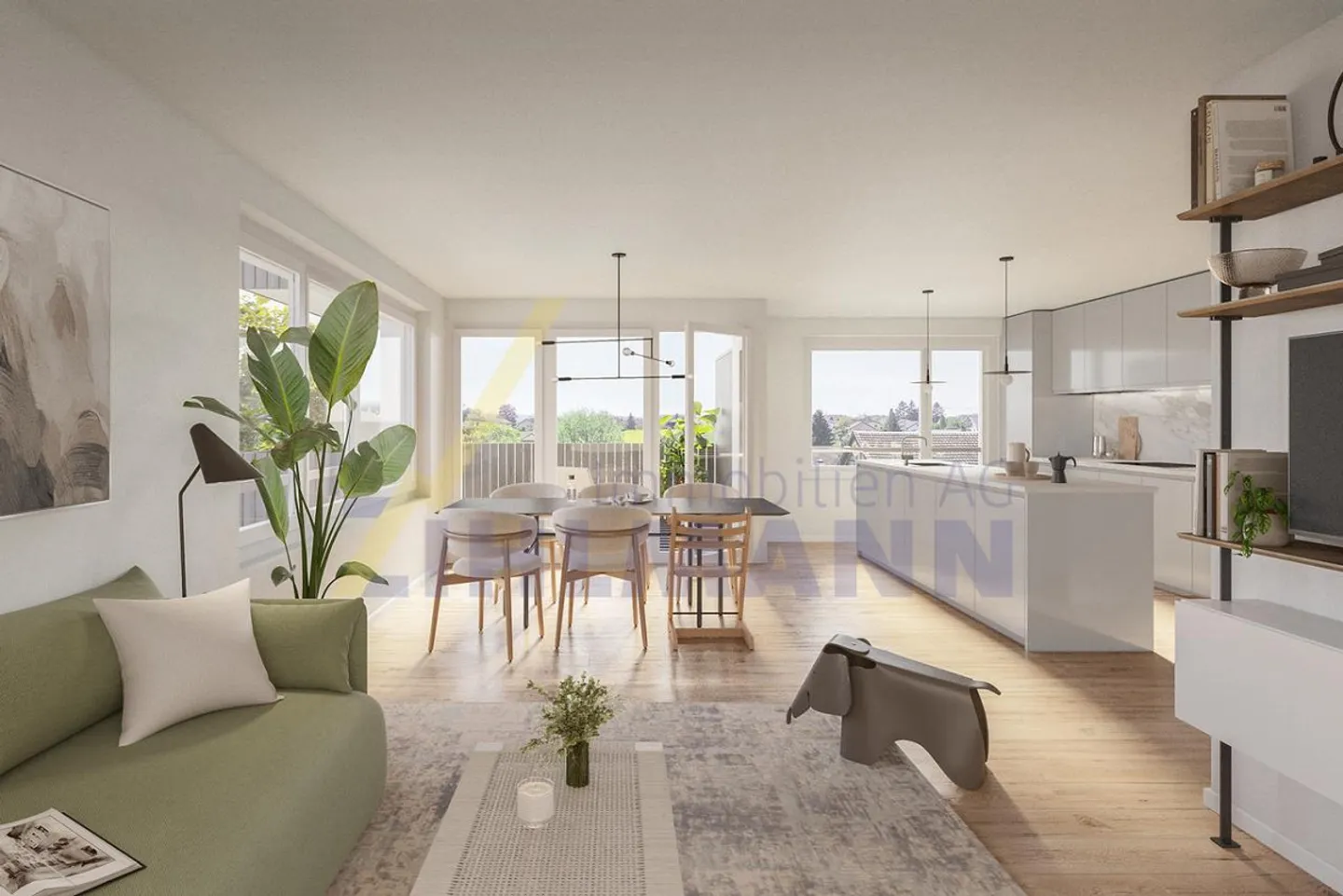 Petit mais bien : appartements 4.5 dans le développement "Wiese" - Photo 2 sur 2