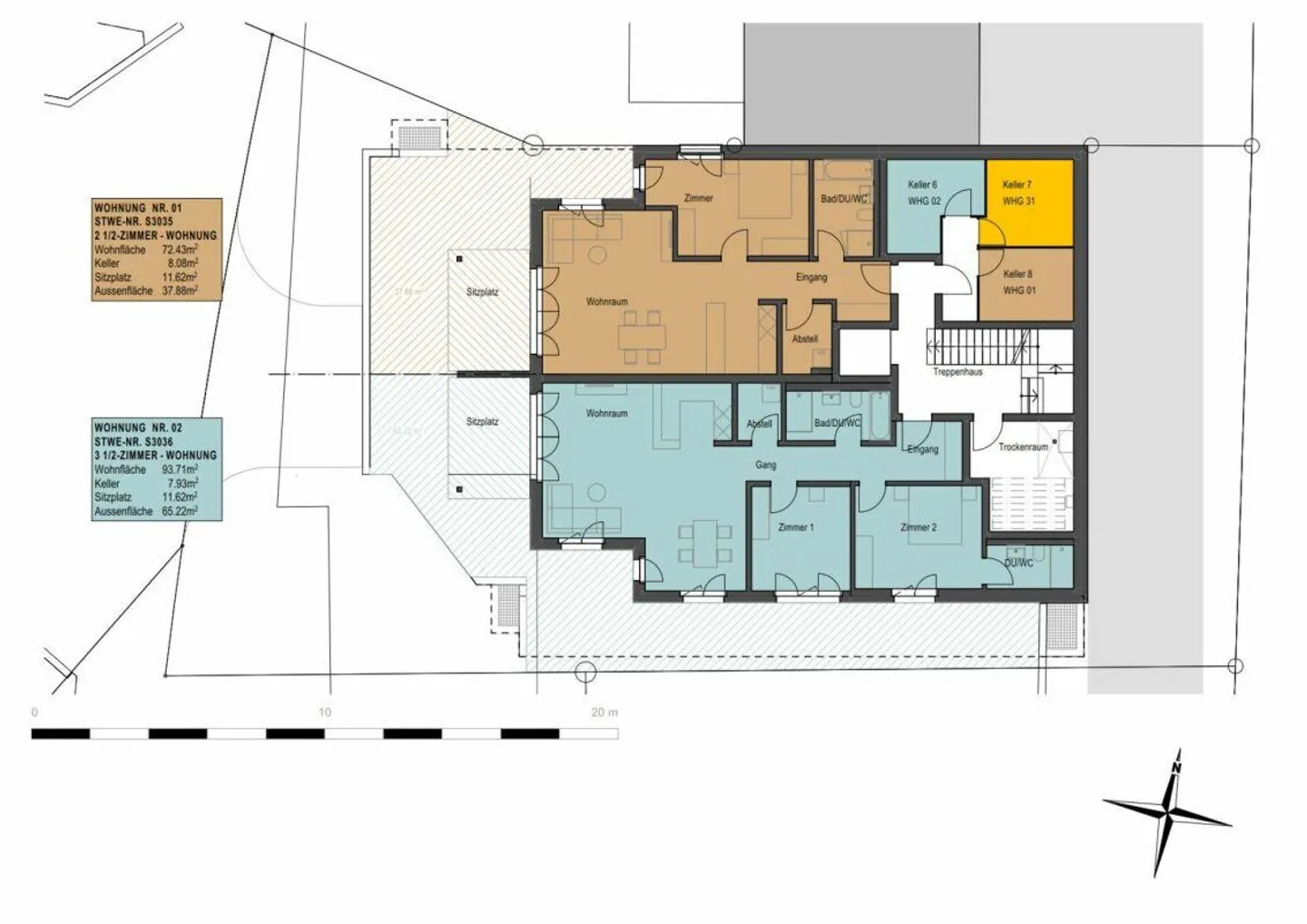 Neubau / Erstbezug: MFH "Weitblick" / 4½-Zimmerwohnung_1OG - Foto 7 von 7