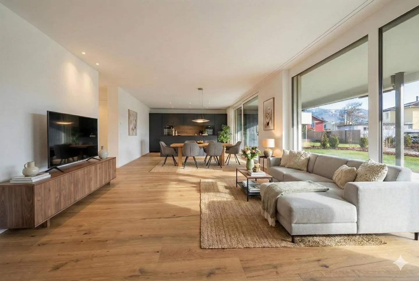 Appartement moderne de 4.5 pièces au rez-de-chaussée - Photo 3 sur 8