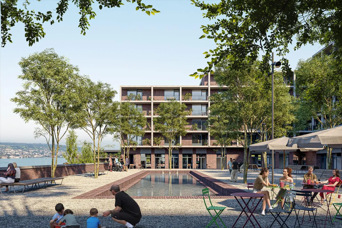 Vie moderne avec vue sur le lac de Zurich ! - Photo 1 sur 3