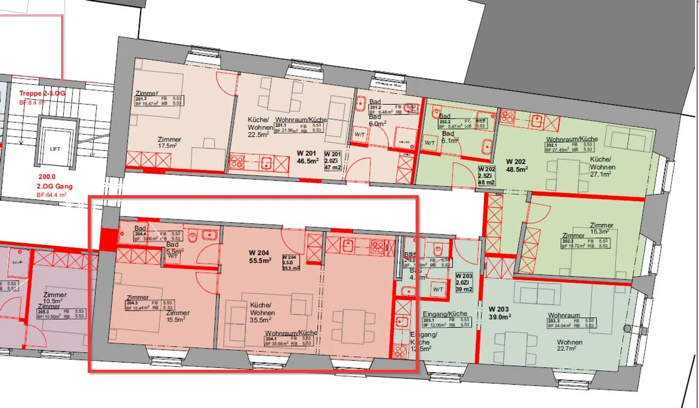 Bellissimo appartamento arredato di 2,5 stanze nel cuore di Zurzach - Foto 8 di 9