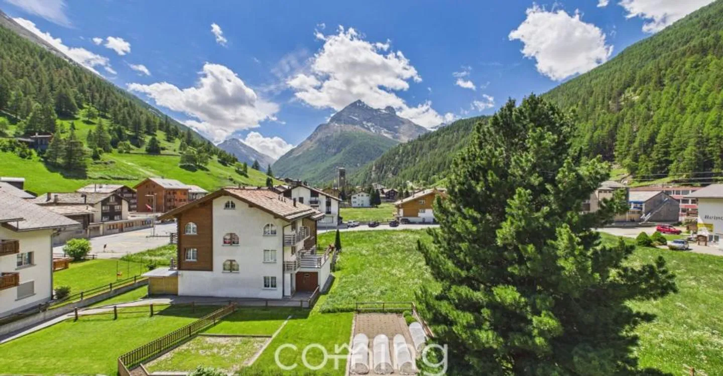 Vista panoramica e tanto spazio - Appartamento 5.5 stanze a Saas-Grund soleggiato - Foto 3 di 11