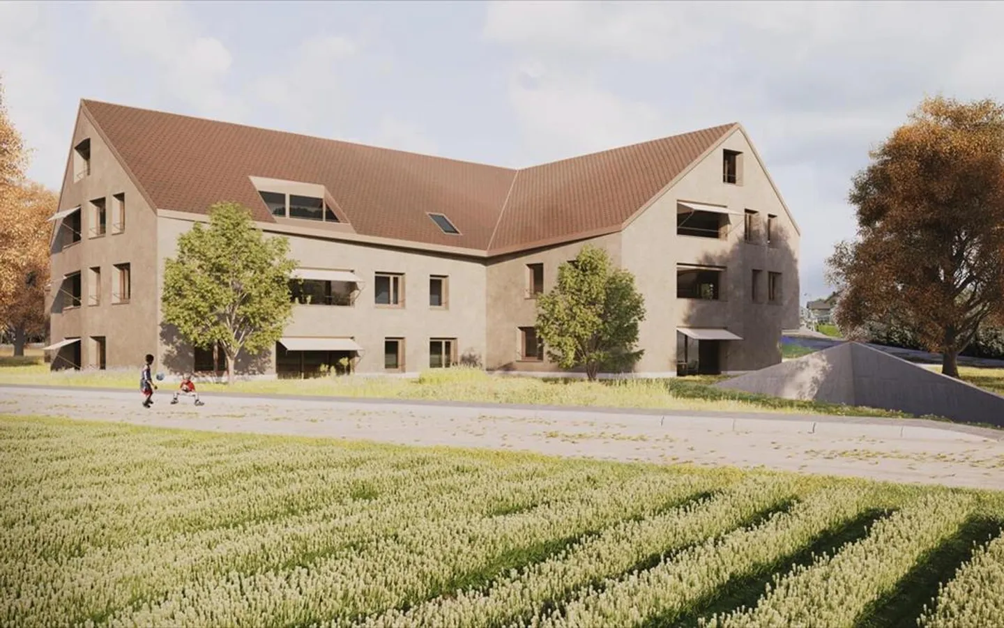 Magnificent new 4.5-room apartment on the 1st floor, West orientation - Photo 1 of 4