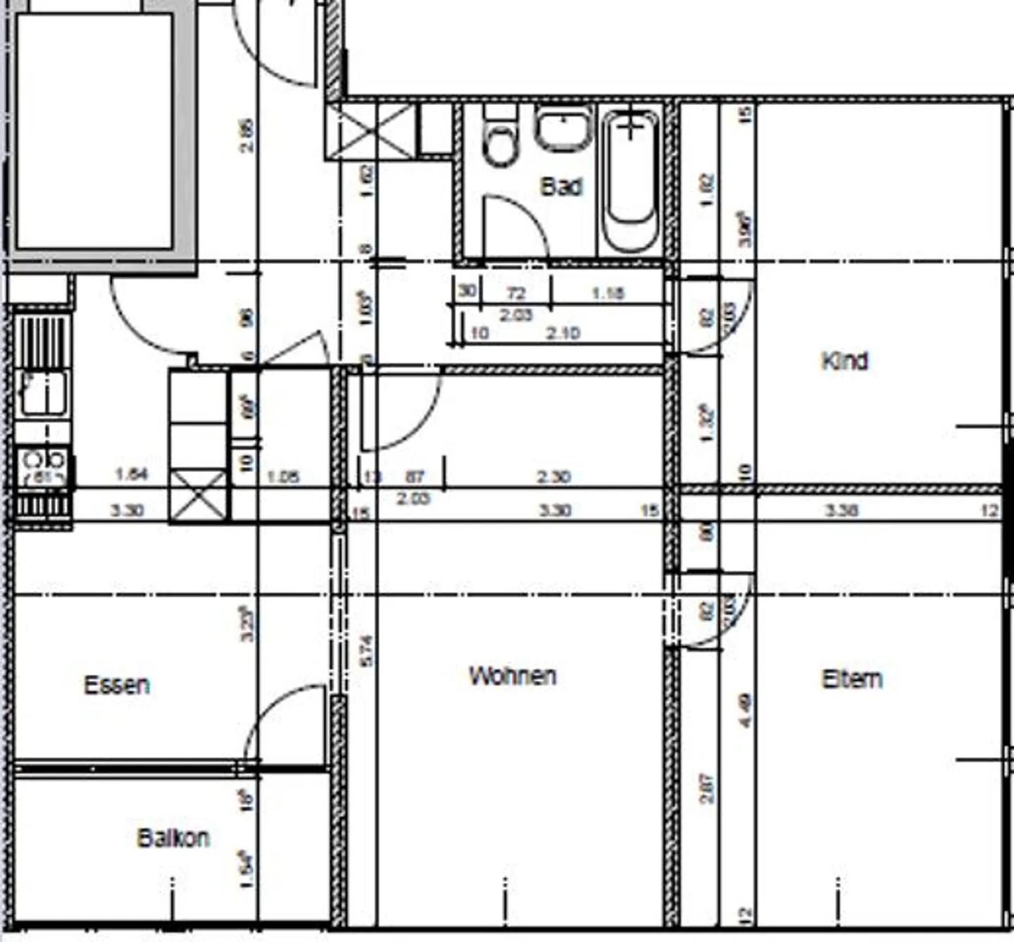 Mieten ohne Kaution - Wohnen über den Dächern im Zentrum von Wettingen! - Foto 11 von 11