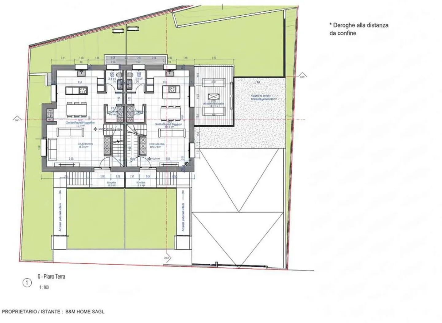 Melano - Portion of a modern semi-detached villa with private garden - Photo 9 of 10