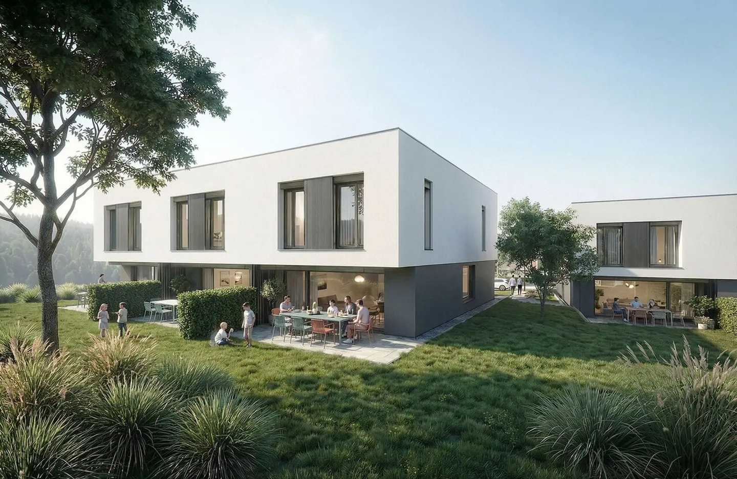 Villas Contemporaines à Treyvaux - Photo 2 sur 11