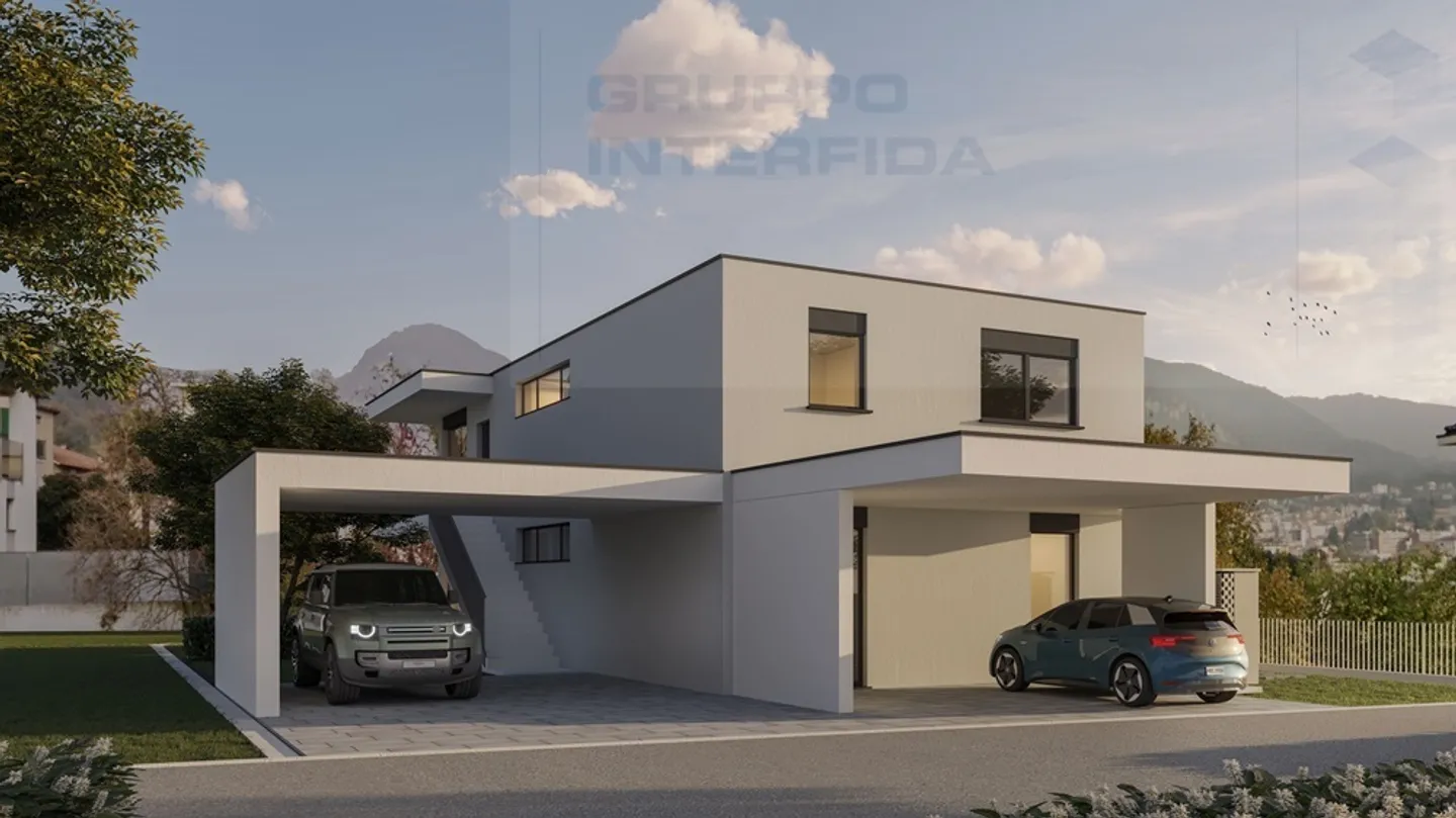 Bellissimo appartamento di 4,5 locali con terrazza a Rancate - Foto 2 di 4