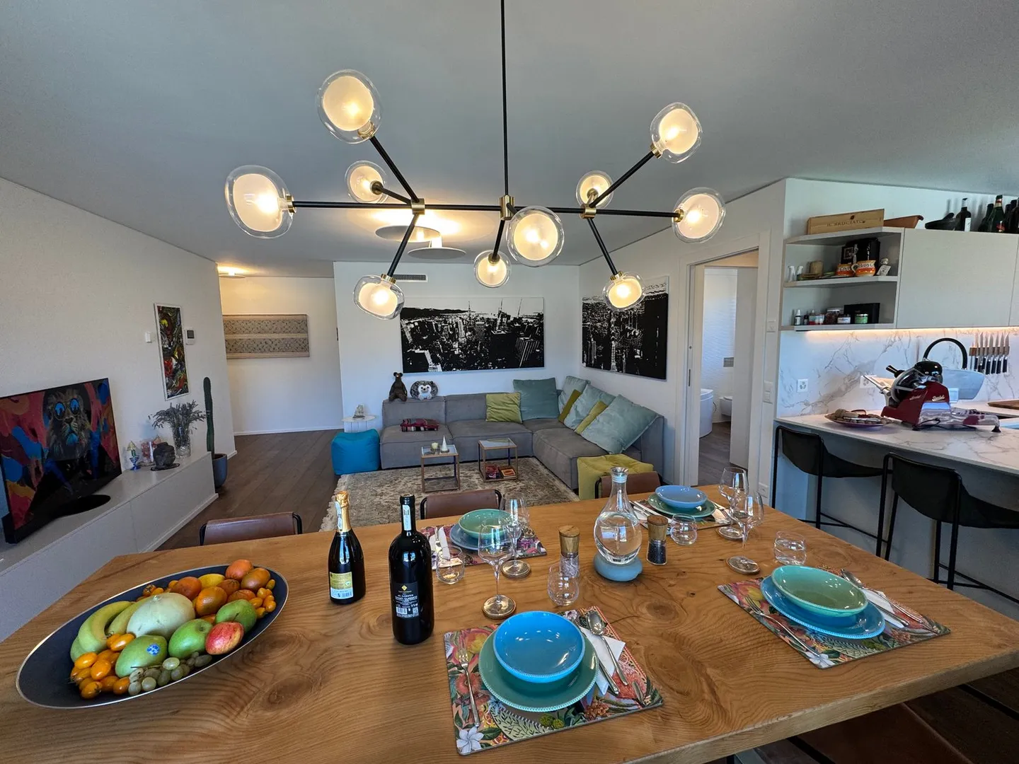 Novazzano – Modern penthouse with panoramic terraces and high-quality fittings - Photo 6 of 23