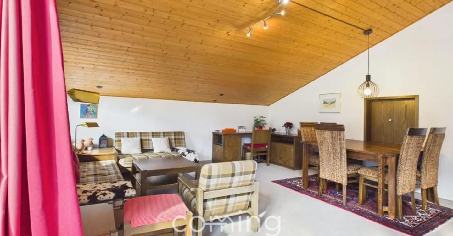 Sunny 2.5 Room Penthouse in Leukerbad with Mountain View - Photo 4 of 11