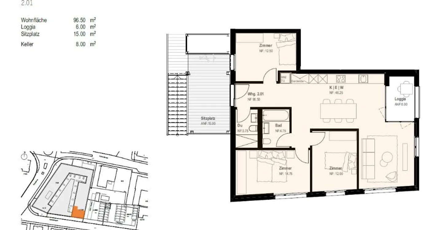 Vivere moderno, loggia e area salotto - Foto 9 di 9