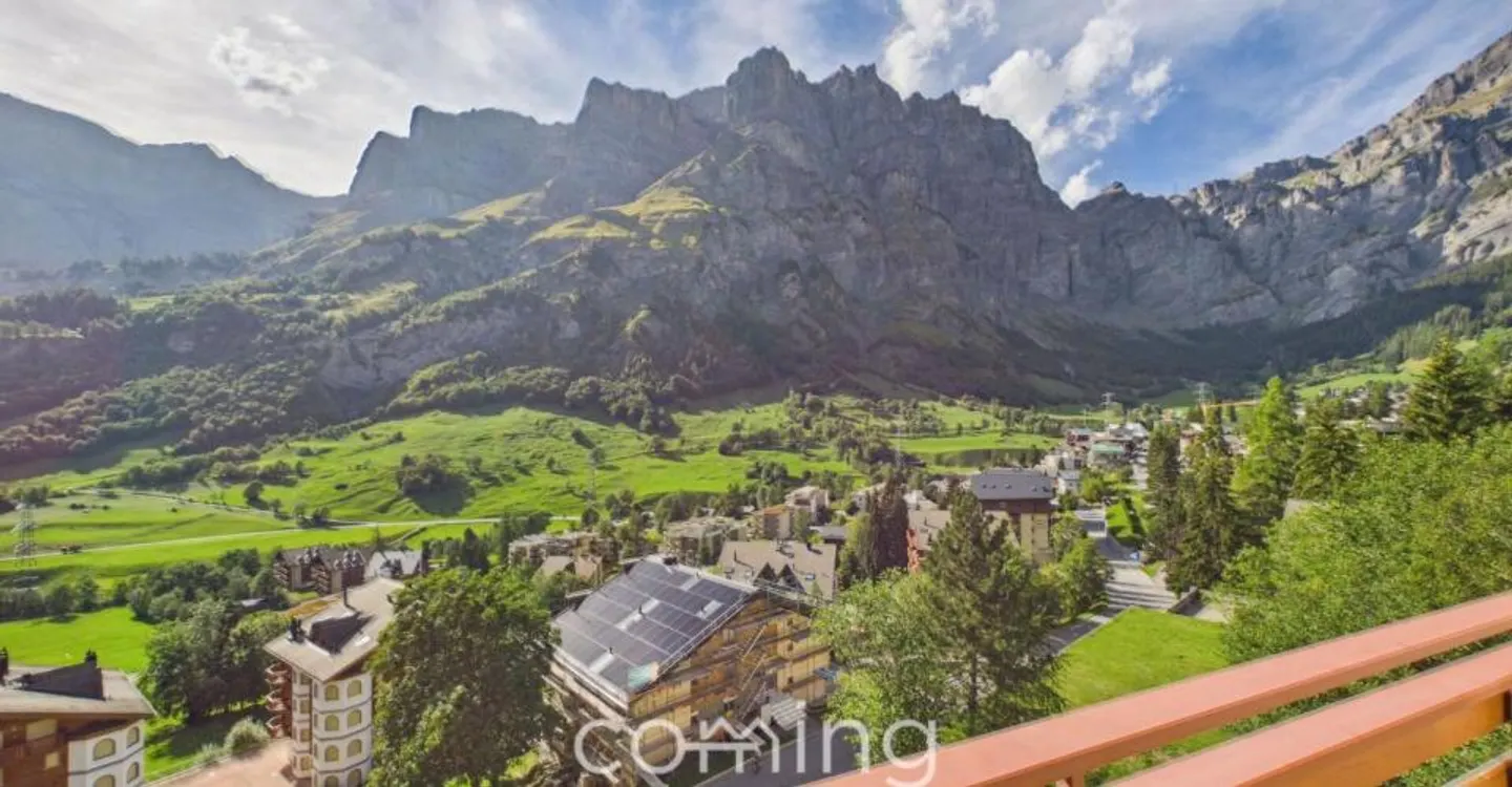 Sunny 2.5 Room Penthouse in Leukerbad with Mountain View - Photo 11 of 11