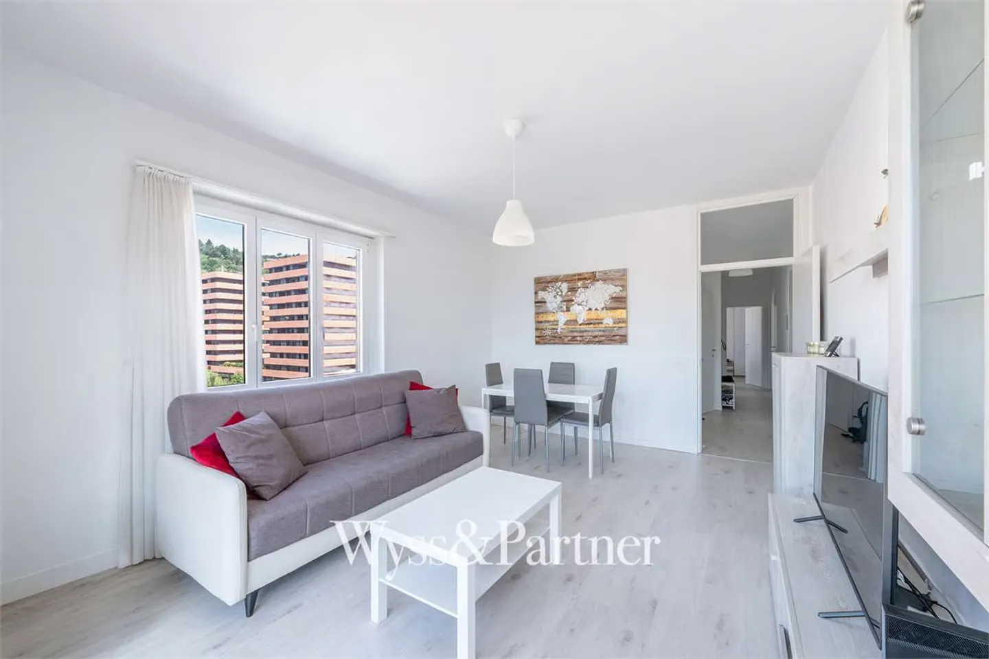 For rent 3.5 furnished rooms Via Monte Boglia Lugano - Photo 3 of 11