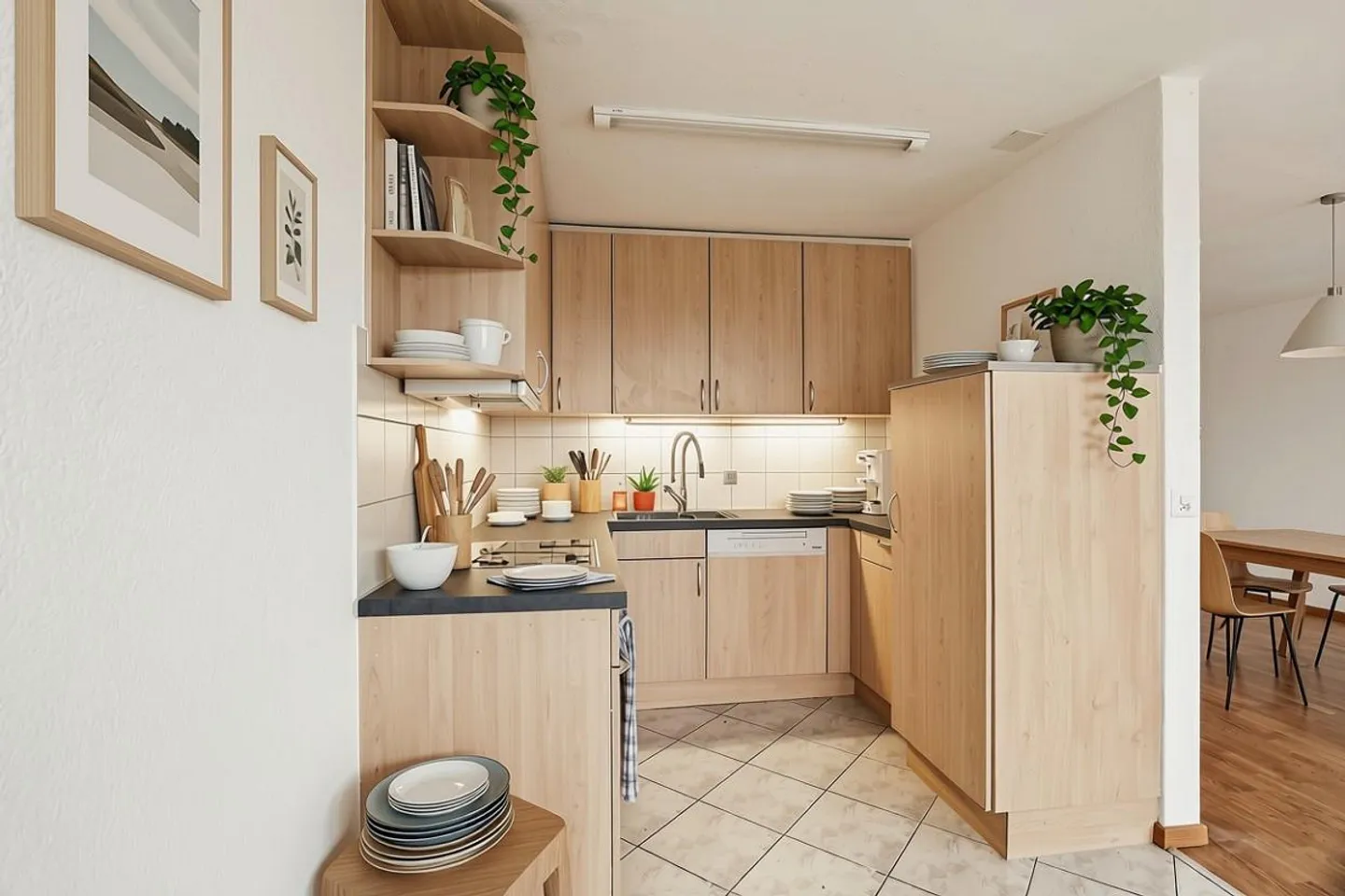 Attraktive Wohnung mit Balkon in ruhiger Lage in Bettlach - Foto 2 von 9