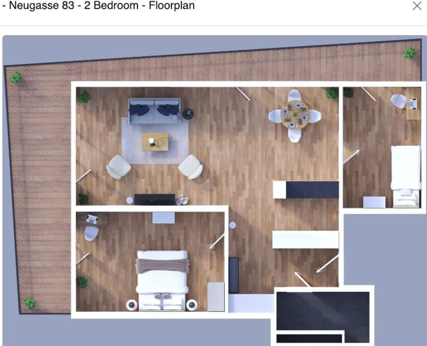 Appartamento 3.5 locali, arredato - vicino a Europaallee + stazione centrale di Zurigo - Foto 7 di 7